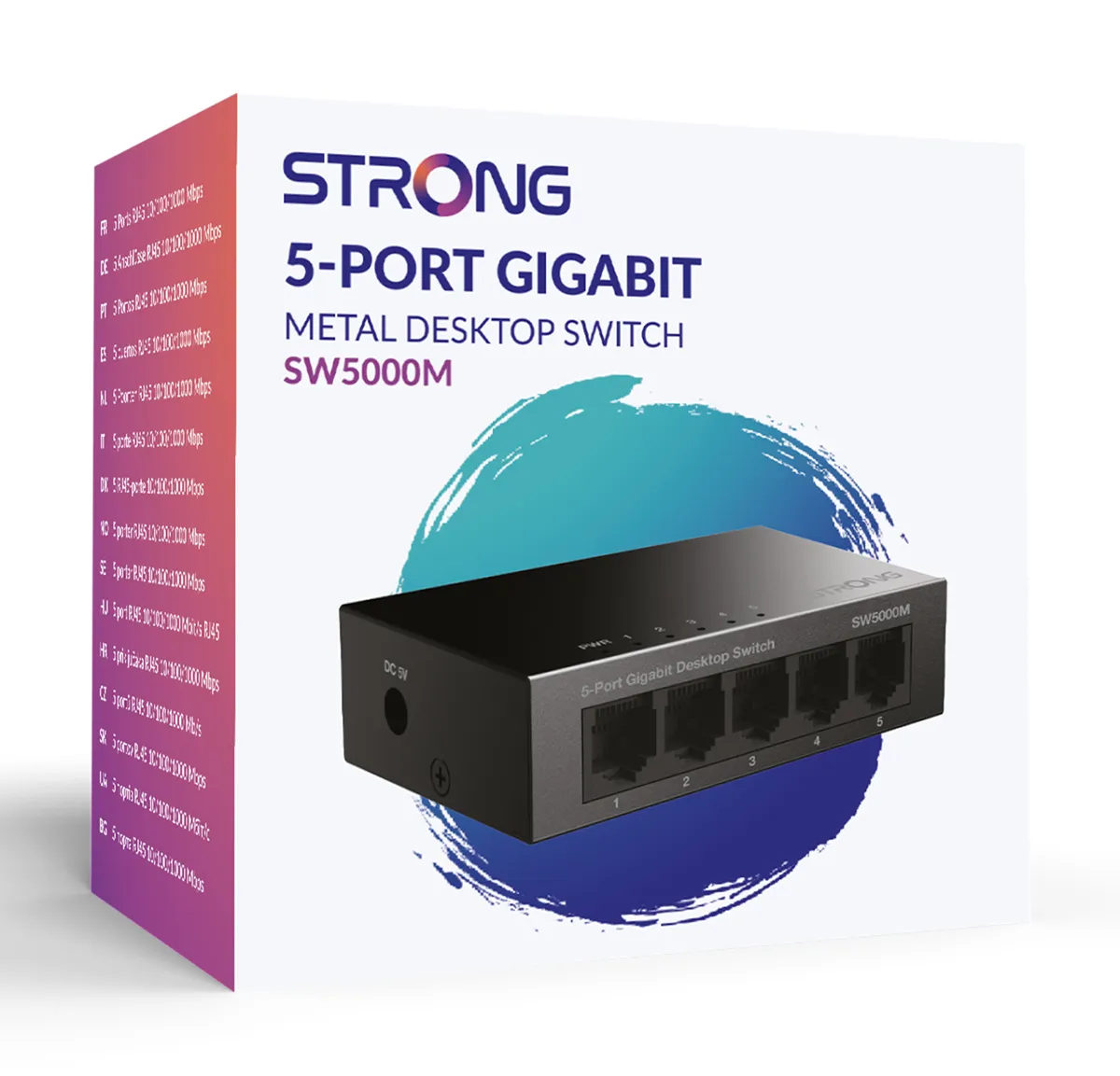 STRONG switch SW5000M, 5x Gigabit θύρες, 1000Mbps