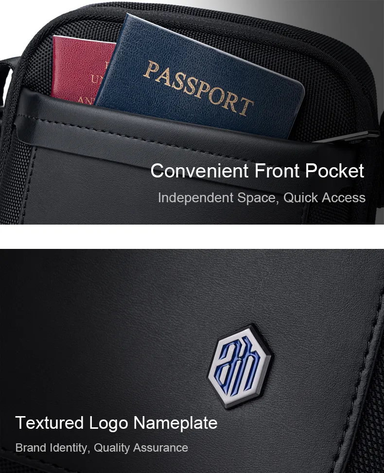 ARCTIC HUNTER τσάντα ώμου K00688, 2L, μαύρη