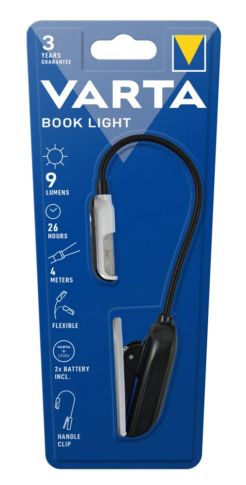 VARTA LED φακός διαβάσματος 16618, book light, 9lm