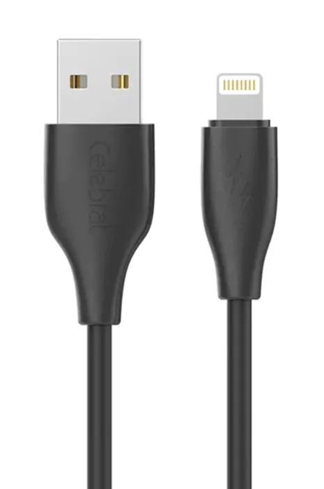 CELEBRAT καλώδιο Lightning σε USB CB-31, 3A, 480Mbps, 1m, μαύρο