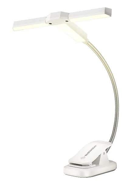 GLOCUSENT LED φακός διαβάσματος GLCSNTA2303, επαναφορτιζόμενος, έως 50lm, λευκός