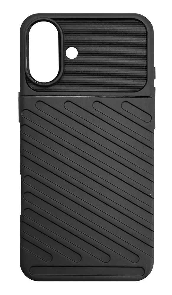 POWERTECH θήκη Thunder MOB-1995 για iPhone 16, μαύρη