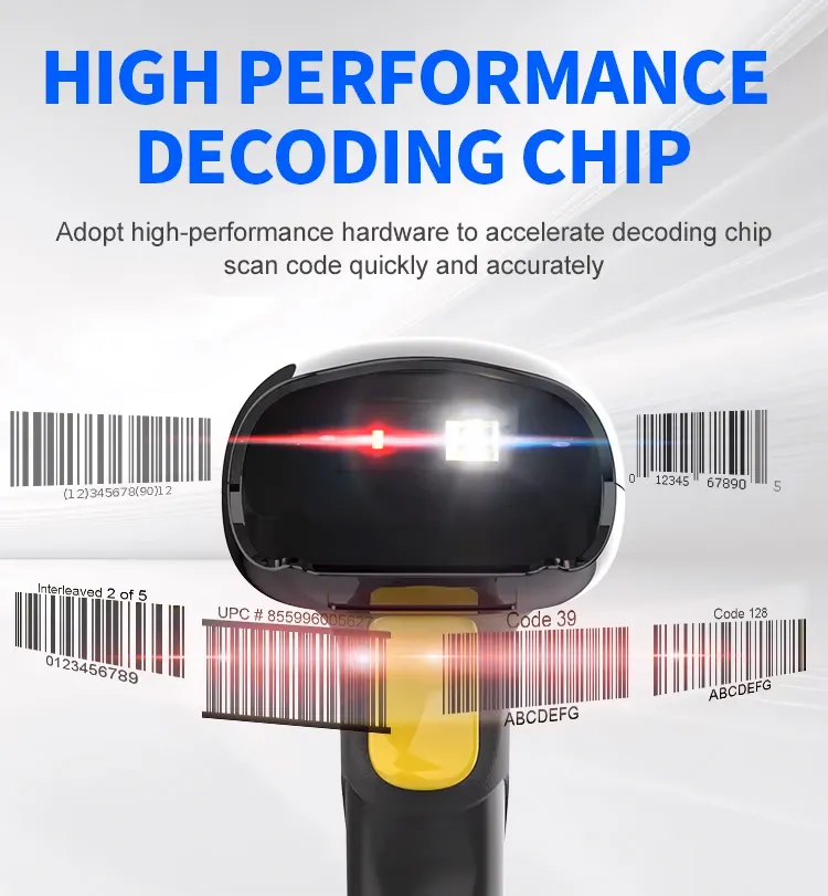 GTCODESTAR barcode scanner X-760H, 1D & 2D, ενσύρματο, μαύρο