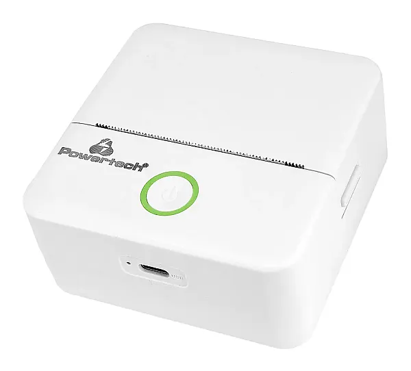 POWERTECH smart θερμικός εκτυπωτής φωτογραφιών & σχεδίων PT-1420, 200dpi, Bluetooth, λευκός