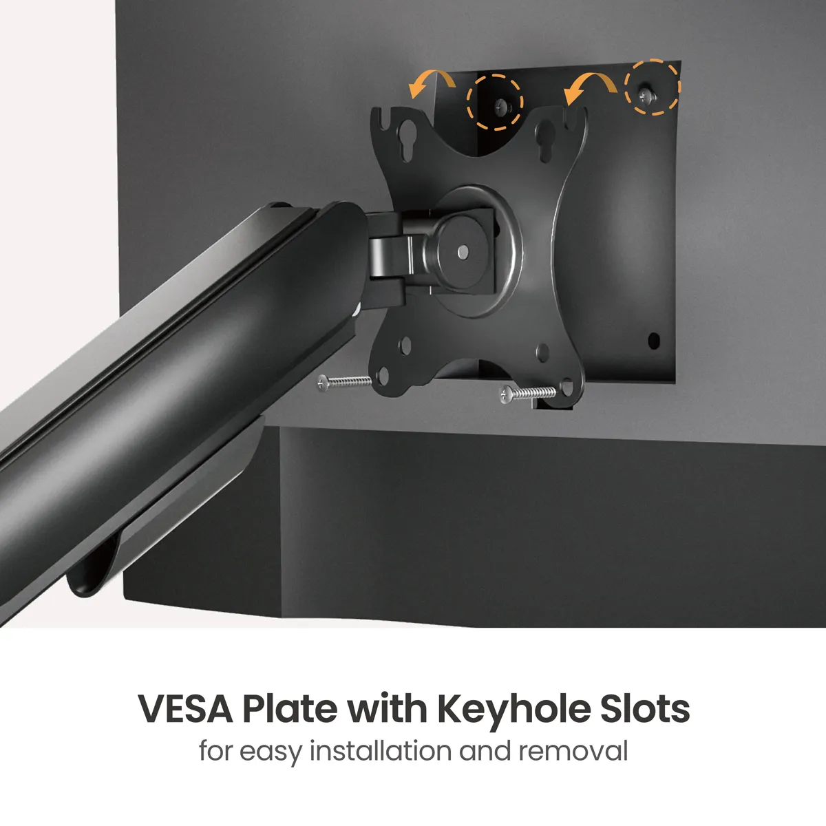 POWERTECH βάση γραφείου οθόνης PT-1424, 17-32", έως 9kg