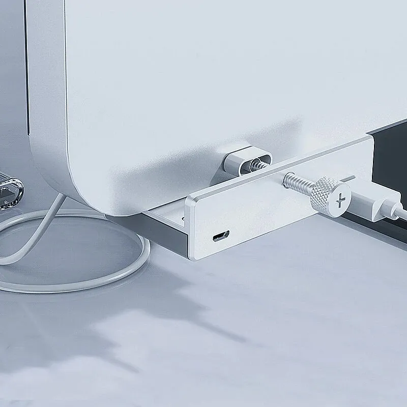 ORICO USB hub MH4PU-P με σφιγκτήρα, 4x θυρών, 5Gbps, USB σύνδεση, μαύρο