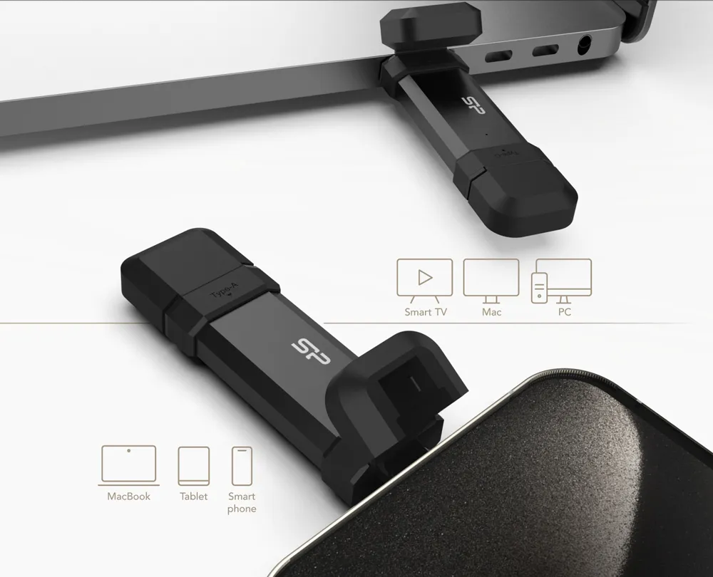 SILICON POWER εξωτερικός SSD Marvel Xtreme DS72, USB-C/USB 3.2, 2TB, μαύρο