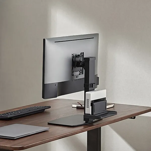 POWERTECH βάση γραφείου οθόνης PT-1449 με βάση mini PC, 17-32", έως 8kg