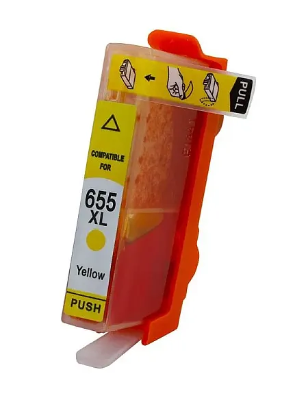 Συμβατό Inkjet για HP, 655, 14.6ml, κίτρινο