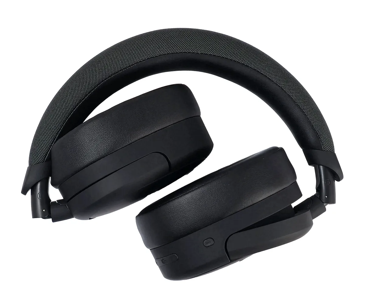 POWERTECH headphones PT-1462, ενσύρματα & ασύρματα, ANC & ENC, 40mm, 300mAh, μαύρα