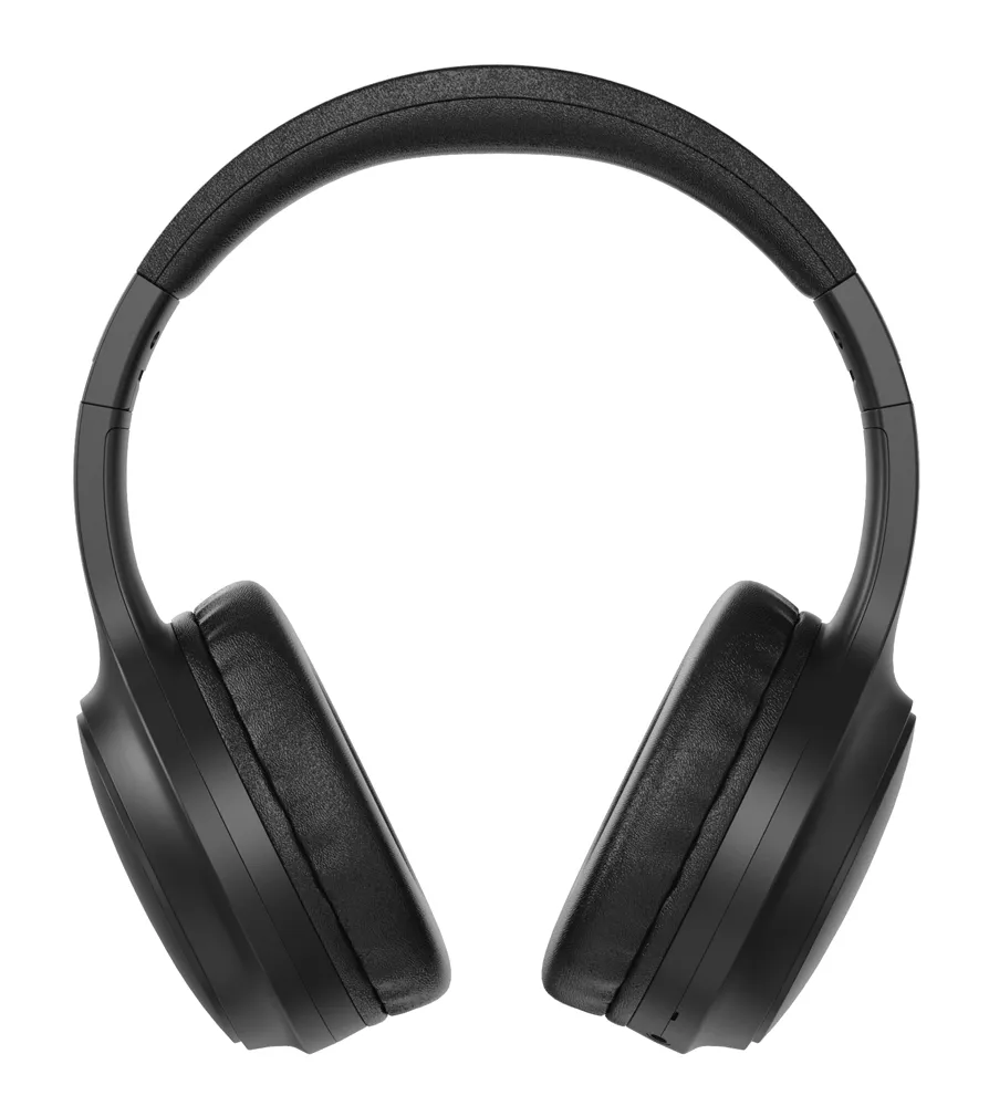 POWERTECH headphones PT-1463, ενσύρματα & ασύρματα, ANC, 40mm, 500mAh, μαύρα