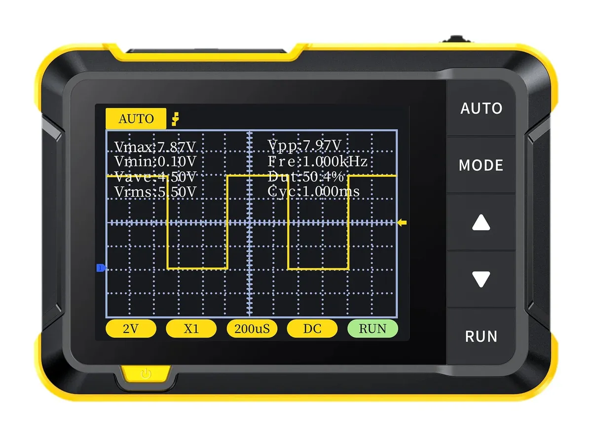 NIRSI παλμογράφος χειρός DSO152, 1 κανάλι, 200KHz, επαναφορτιζόμενος