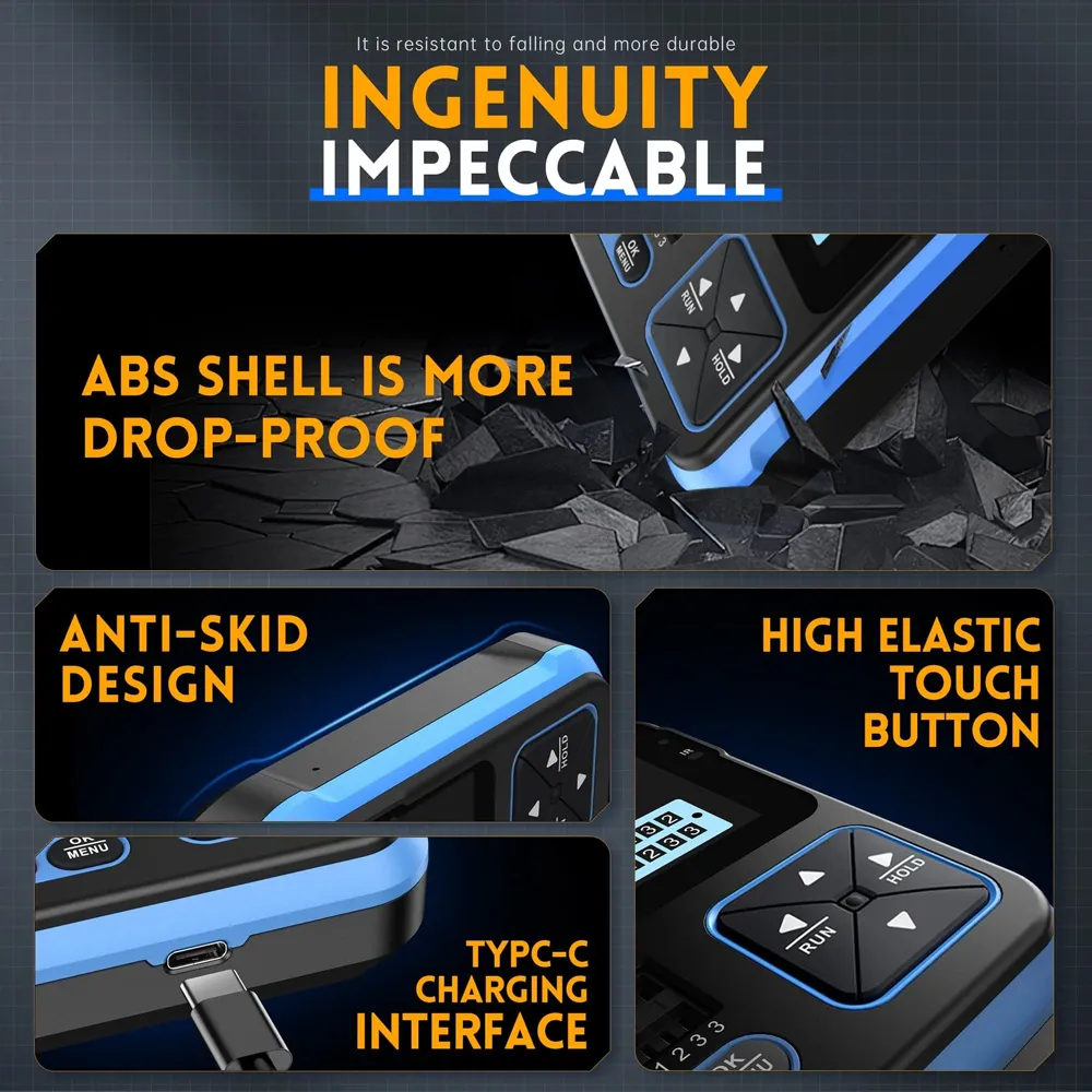 FNIRSI 3 σε 1 παλμογράφος/signal generator/transistor tester χειρός DSO-TC3, επαναφορτιζόμενο