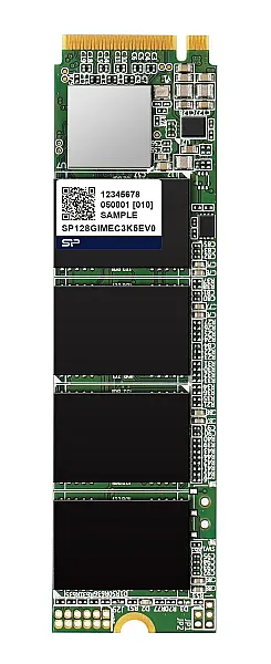 SILICON POWER industrial SSD NVMe PCIe Gen3x4 M.2 2280 MEC3K0E, 128GB, 2.600/2.000MBps, 3D TLC, -20~75 °C