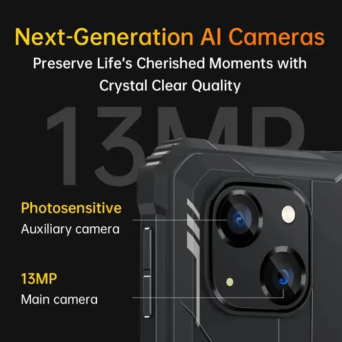 OUKITEL smartphone G2, 6", 4/64GB, 6300mAh, IP68/IP69K, μαύρο