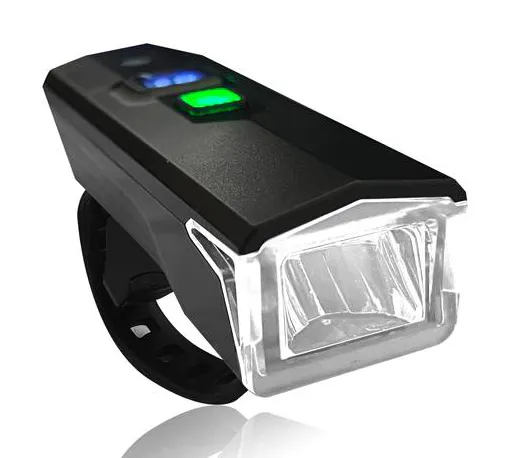 Εμπρόσθιο φως ποδηλάτου LXA6640, 6W, επαναφορτιζόμενο, μαύρο