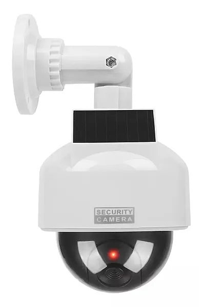 Ψεύτικη κάμερα CCTV LXKAM15 με LED, ηλιακή, λευκή