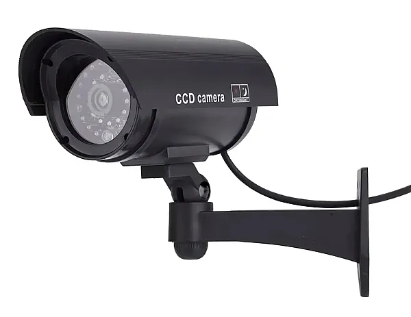 LTC ψεύτικη κάμερα CCTV LXKAM08 με LED, μαύρη
