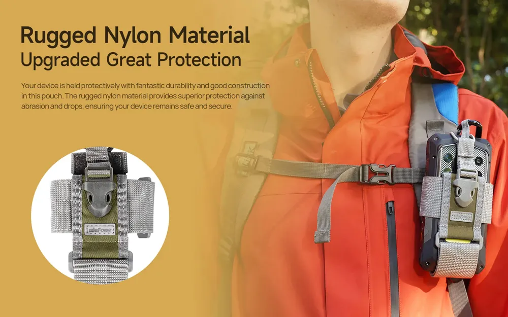 ULEFONE θήκη ζώνης για smartphone UAN07, γκρι