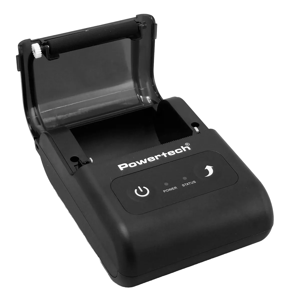 POWERTECH φορητός θερμικός εκτυπωτής αποδείξεων PT-1508, USB-C/Bluetooth, μαύρος