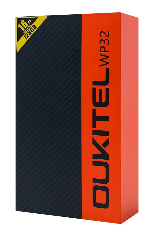 OUKITEL smartphone WP32, 6", 4/128GB, 6300mAh, IP68/IP69K, πορτοκαλί