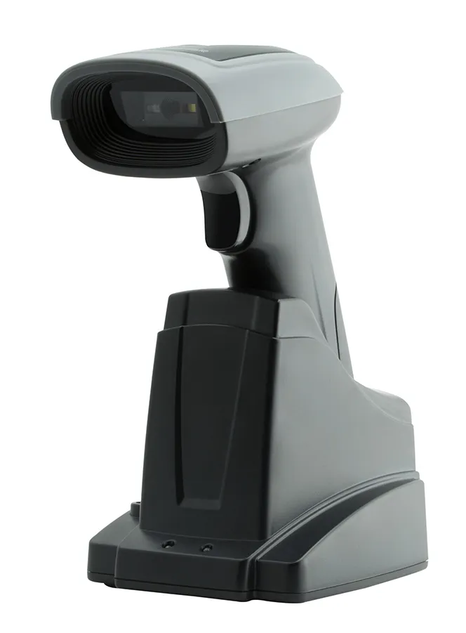 GTCODESTAR barcode scanner GT-1901C με βάση, 1D & 2D, ενσύρματο & ασύρματο, Bluetooth, 2000mAh, μαύρο