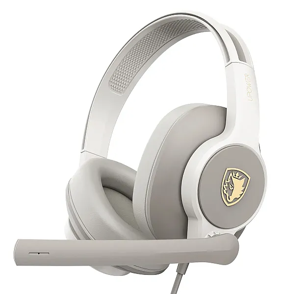 SADES gaming headset UPOWER, 3.5mm σύνδεση, 40mm, γκρι
