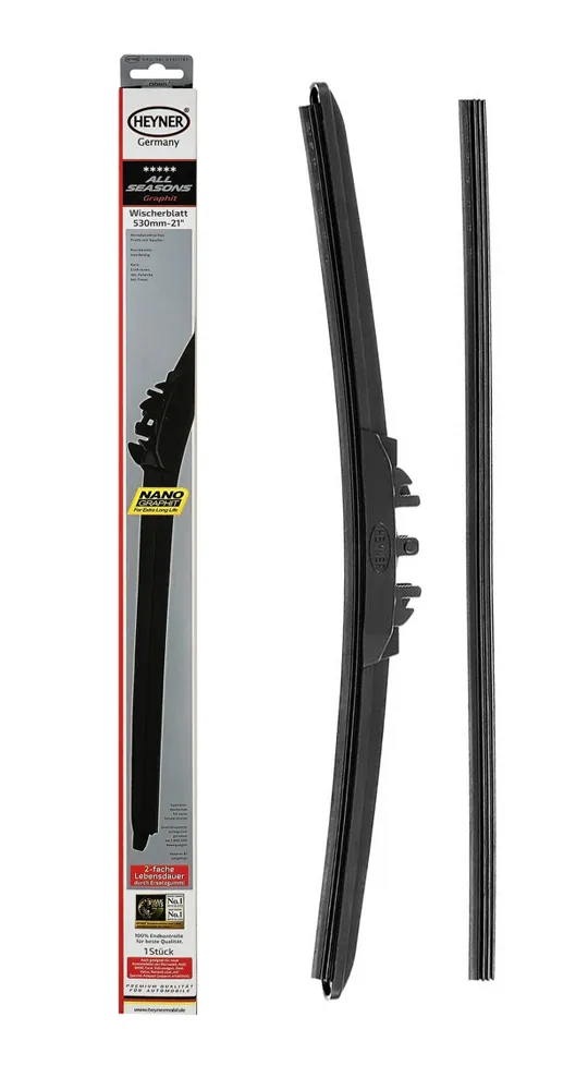 HEYNER υαλοκαθαριστήρας αυτοκινήτου 091000 με ανταλλακτικό λάστιχο, 530mm