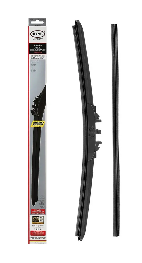 HEYNER υαλοκαθαριστήρας αυτοκινήτου 094000 με ανταλλακτικό λάστιχο, 600mm