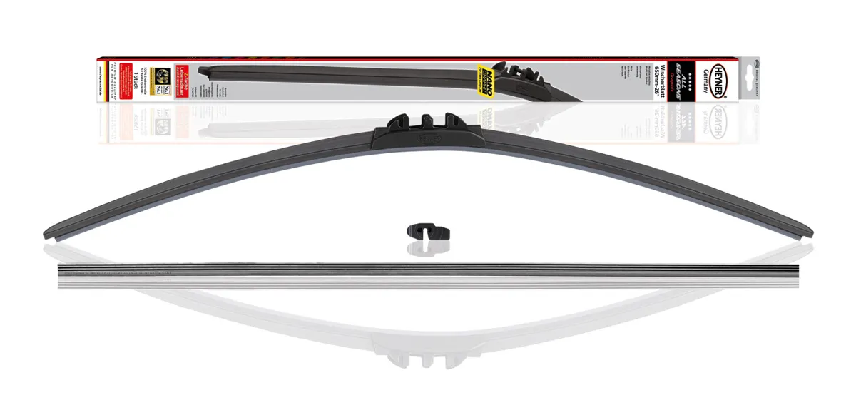 HEYNER υαλοκαθαριστήρας αυτοκινήτου 096000 με ανταλλακτικό λάστιχο, 650mm