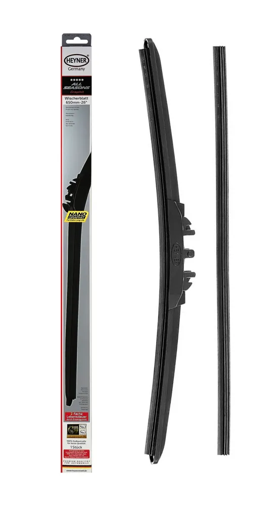 HEYNER υαλοκαθαριστήρας αυτοκινήτου 096000 με ανταλλακτικό λάστιχο, 650mm