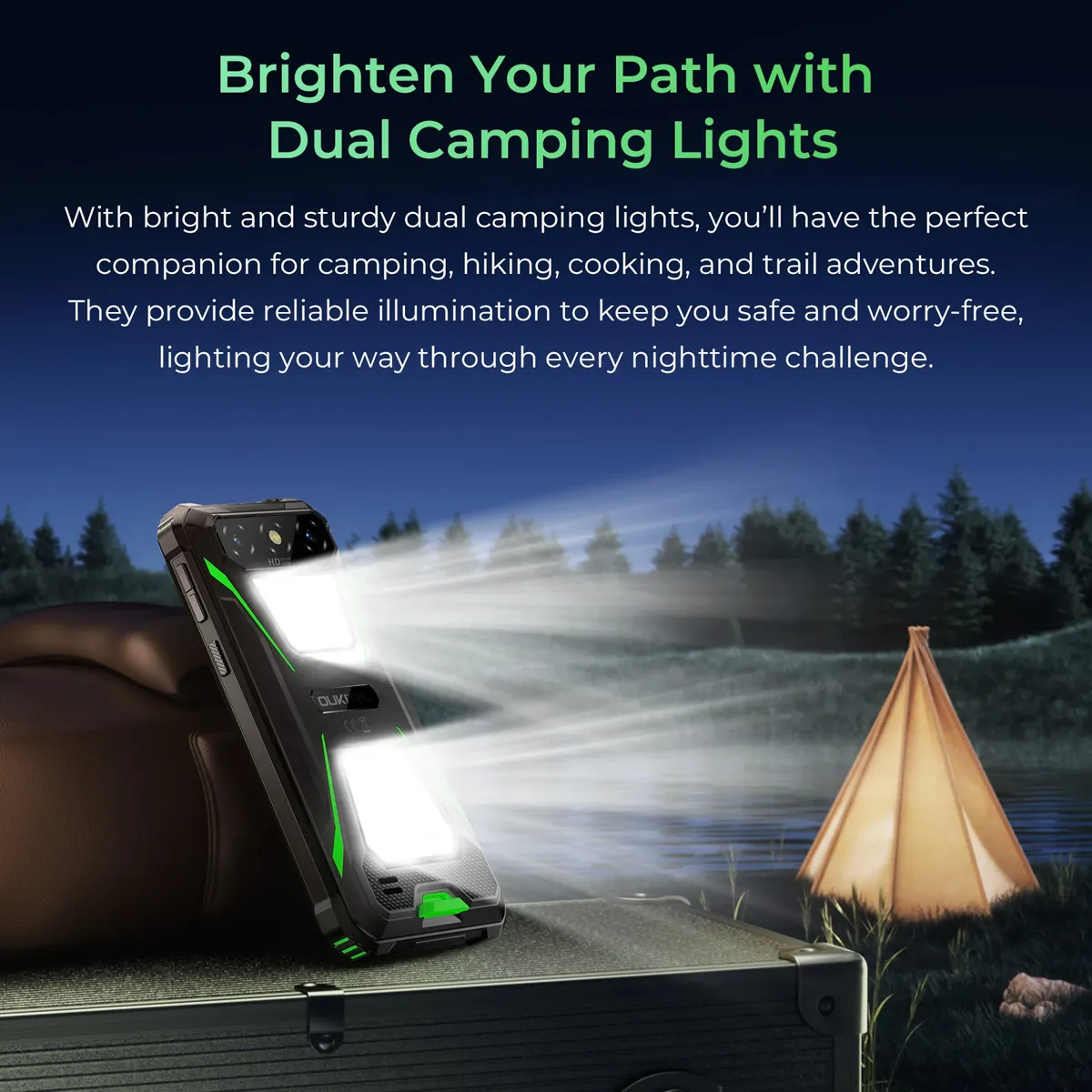 OUKITEL smartphone G5, 6", 4/128GB, 6300mAh, IP68/IP69K, μαύρο