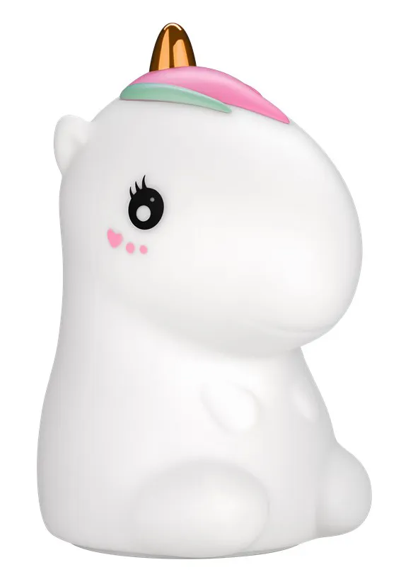 GOOBAY LED φωτιστικό νυκτός μονόκερος 61649, RGB, επαναφορτιζόμενο, λευκό