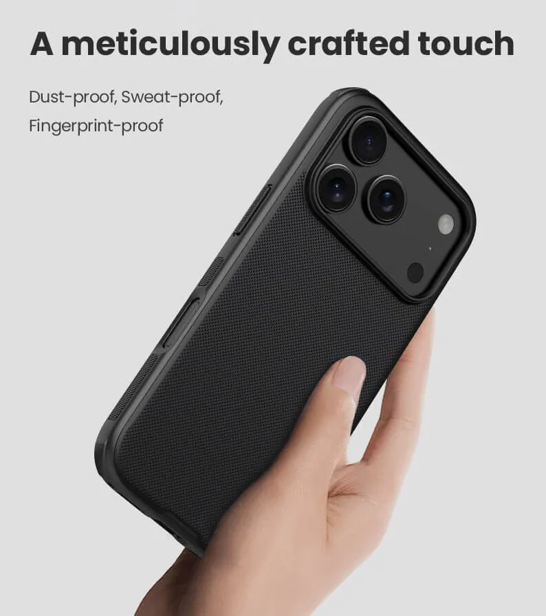 NILLKIN θήκη Super Frosted Shield Pro για Apple iPhone 17 Pro Max, γκρι