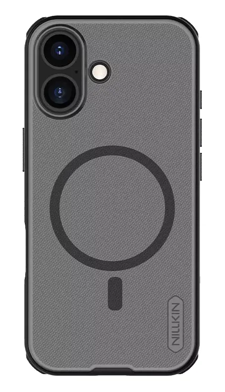 NILLKIN θήκη Super Frosted Shield Pro Magnetic για Apple iPhone 17, διάφανη/μαύρη