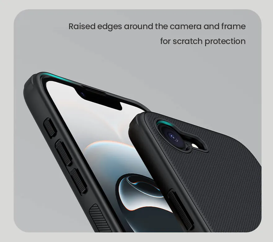 NILLKIN θήκη Super Frosted Shield Pro Magnetic για Apple iPhone 16e, μαύρη
