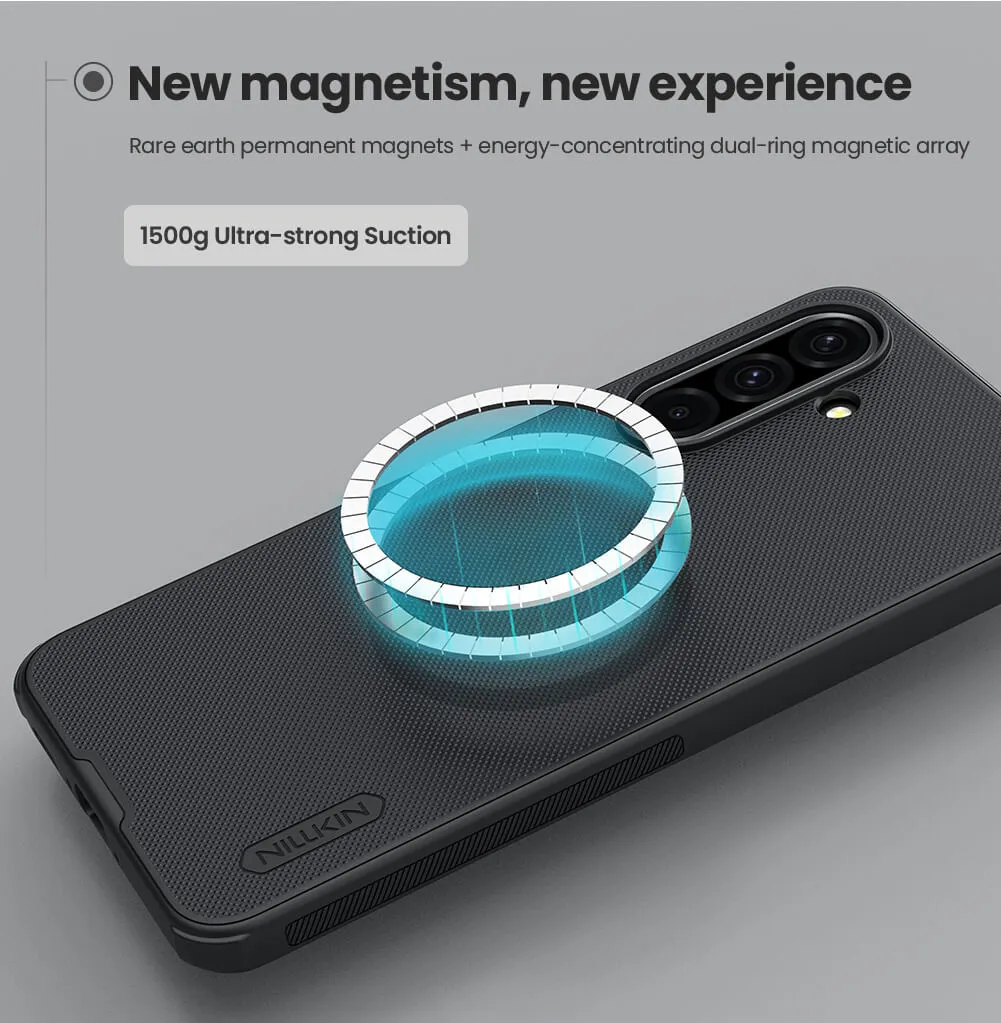 NILLKIN θήκη Super Frosted Shield Pro Magnetic για Samsung Galaxy A36 5G, μαύρη