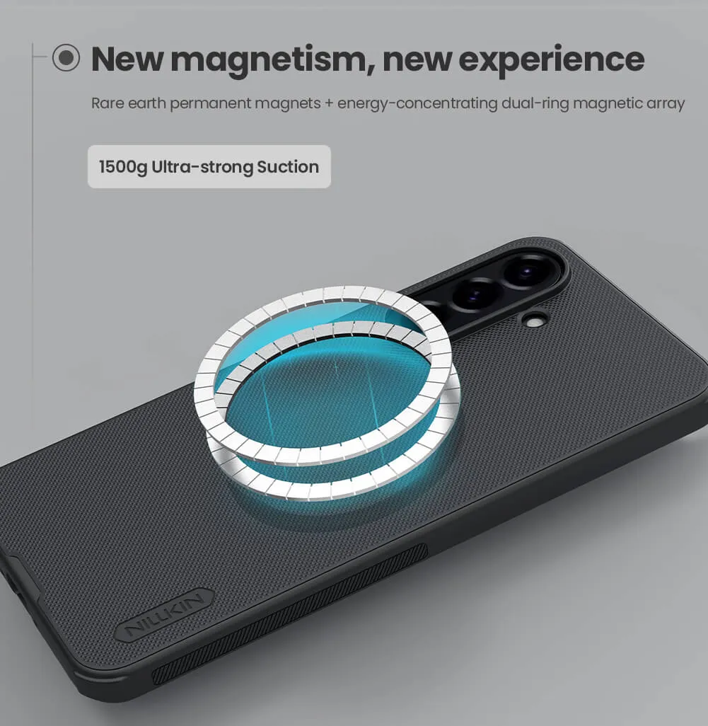 NILLKIN θήκη Super Frosted Shield Pro Magnetic για Samsung Galaxy A56 5G, μαύρη