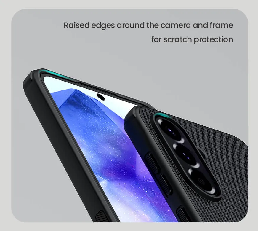 NILLKIN θήκη Super Frosted Shield Pro Magnetic για Samsung Galaxy A56 5G, μαύρη