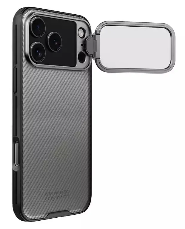 NILLKIN θήκη CamShield Prop για Apple iPhone 17 Pro Max, διάφανη/μαύρη