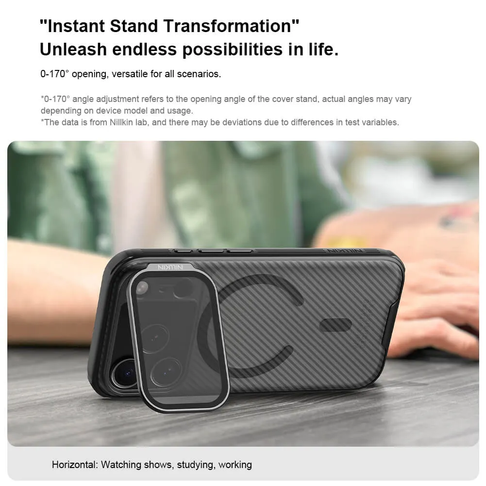 NILLKIN θήκη CamShield Prop Magnetic για Apple iPhone 17 Pro, διάφανη/μαύρη
