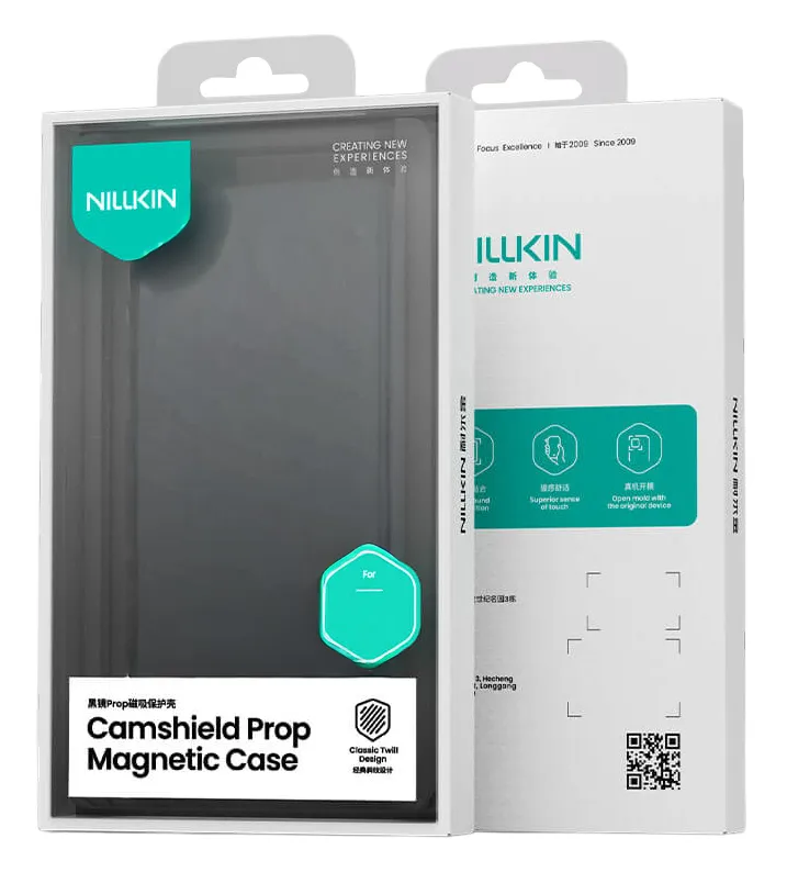 NILLKIN θήκη CamShield Prop Magnetic για Apple iPhone 17 Pro, διάφανη/μαύρη