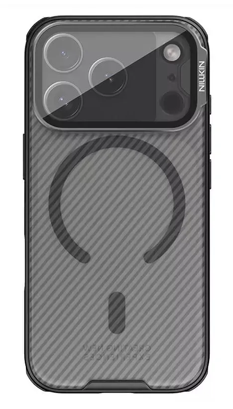 NILLKIN θήκη CamShield Prop Magnetic για Apple iPhone 17 Pro, διάφανη/μαύρη
