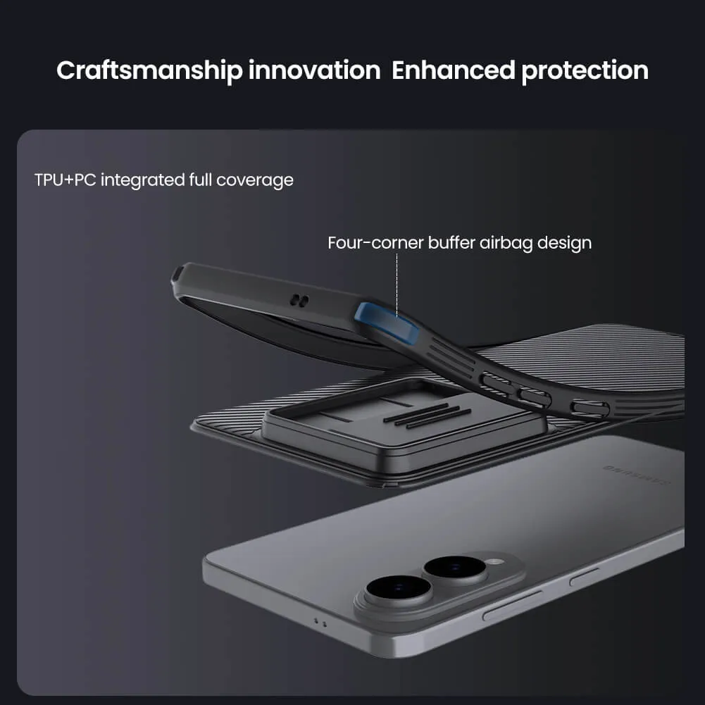 NILLKIN θήκη CamShield Pro για Samsung Galaxy S25 Edge, μαύρη