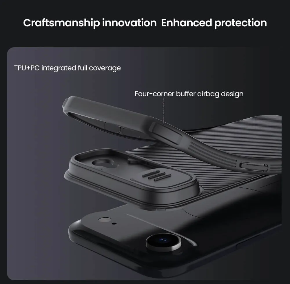 NILLKIN θήκη CamShield Pro για Apple iPhone 17 Air, μαύρη