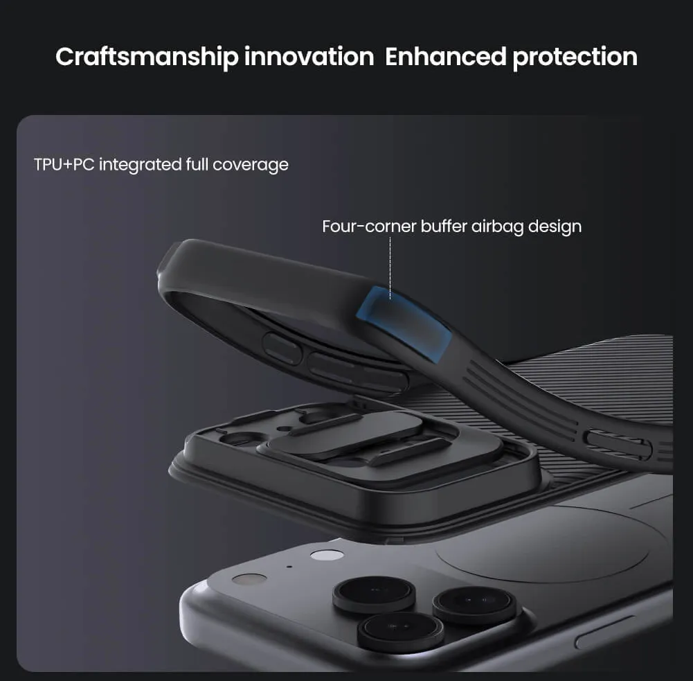 NILLKIN θήκη CamShield Pro για Apple iPhone 17 Pro, μαύρη