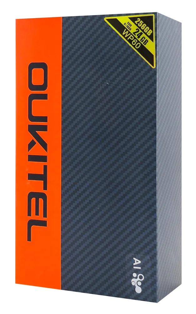 OUKITEL smartphone WP60, 7.2", 8/256GB, 5G, 10000mAh, IP68/IP69K/MIL-STD-810H, κίτρινο