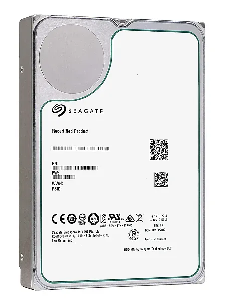 SEAGATE σκληρός δίσκος Enterprise 3.5", 10TB, 256MB, 7200RPM, 6Gb/s, Factory Recertified