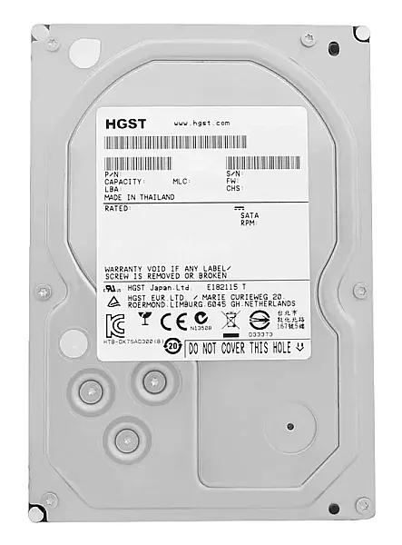 HGST σκληρός δίσκος Ultrastar 7K6000 3.5", 6TB, 7200RPM, 128MB, 6Gb/s, Factory Recertified