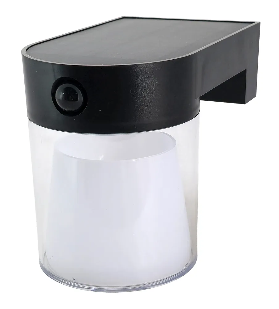 POWERTECH LED ηλιακό φωτιστικό PT-1520 με αισθητήρα κίνησης, 4W, 2000mAh, μαύρο